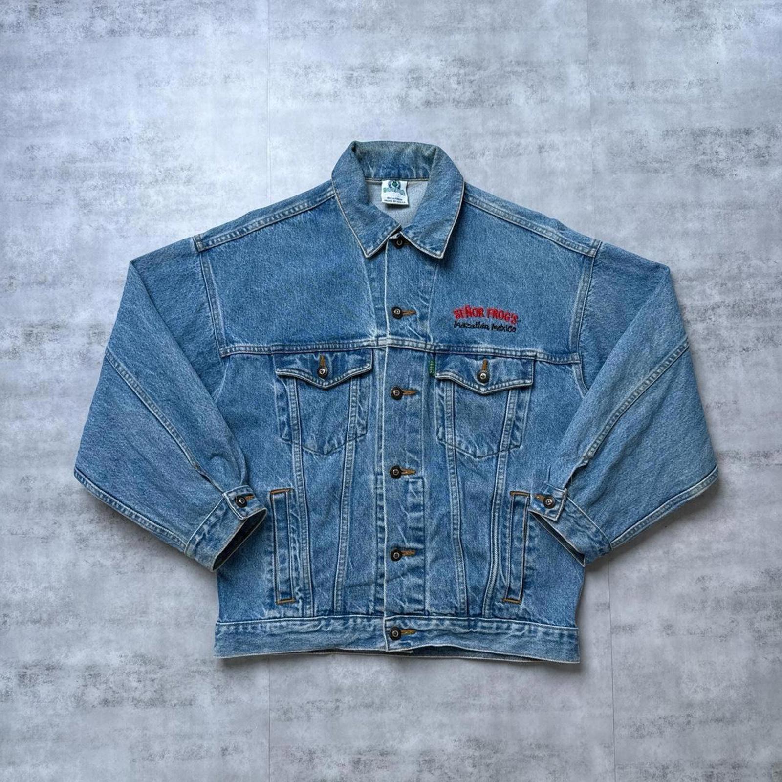 Y2k Seor Frogs Denim 00s Jacket